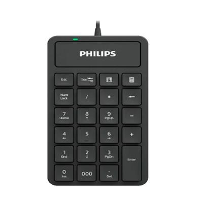 TECLADO PHILIPS NUMERICO KEYPAD K106 USB BLACK