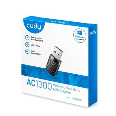USB WIFI CUDY WU1300S - AC1300 DUAL BAND
