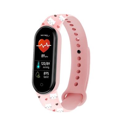 RELOJ SMARTWATCH BAND NETMAK KIDS CAT ROSA	