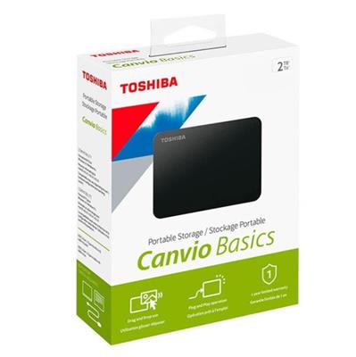 DISCO RIGIDO EXTERNO 2TB TOSHIBA CANVIO BASICS