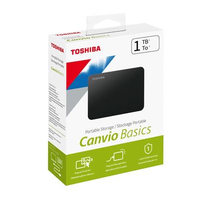 DISCO RIGIDO EXTERNO 1TB TOSHIBA CANVIO BASICS