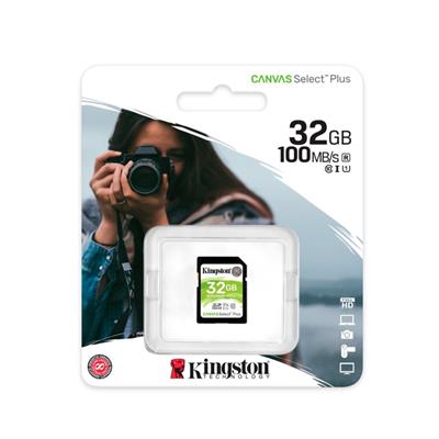 MEMORIA SD KINGSTON 32GB CANVAS 100MBPS