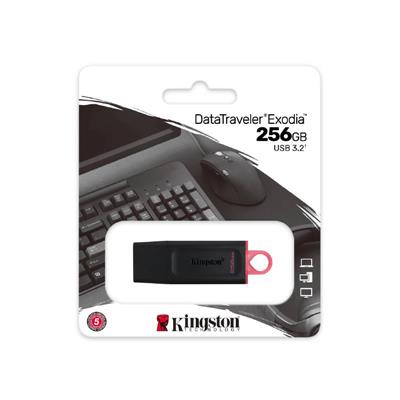 PEN DRIVE KINGSTON 256GB DATATRAVELER EXODIA 3.2 ROSA