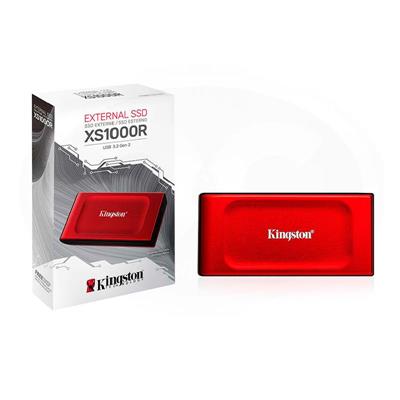 DISCO RIGIDO EXTERNO SSD 1TB KINGSTON XS1000R USB 3.2 RED