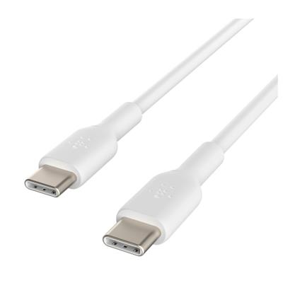 CABLE BELKIN USB-C A USB-C BLANCO - CARGA RAPIDA - 1M - SOPORTA 60W