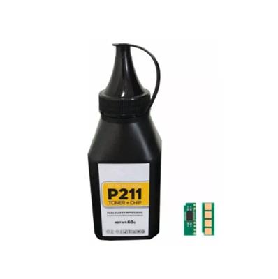 KIT RECARGA ALTERNATIVA PANTUM P211 TINTA+CHIP P/ IMPRESORA 2500/6550