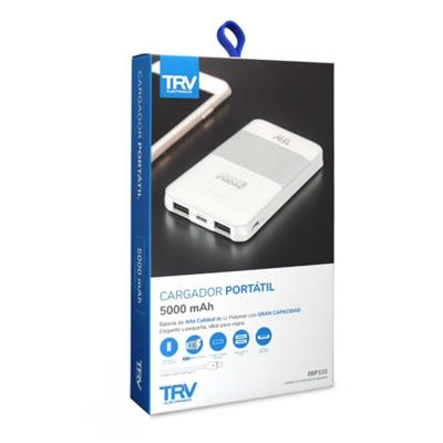 CARGADOR PORTATIL TRV 5000 MAH POWER BANK USB-C SO