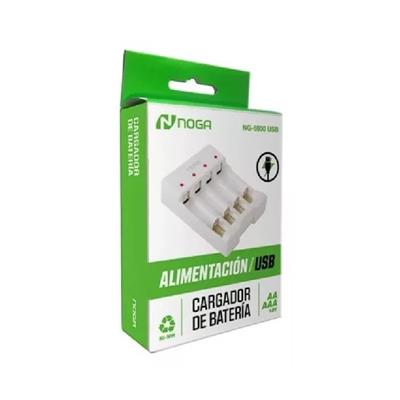 CARGADOR DE PILAS NOGA AA/AAA USB SIN PILAS