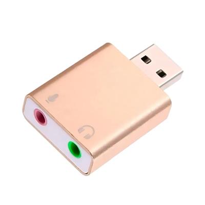PLACA DE SONIDO USB NOGA 7.1 PLUG & PLAY - HE-282