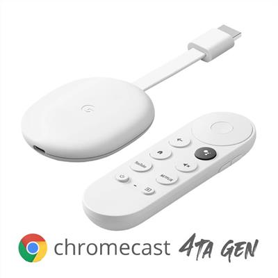 GOOGLE CHROMECAST 4TA GENERACION C/CONTROL REMOTO