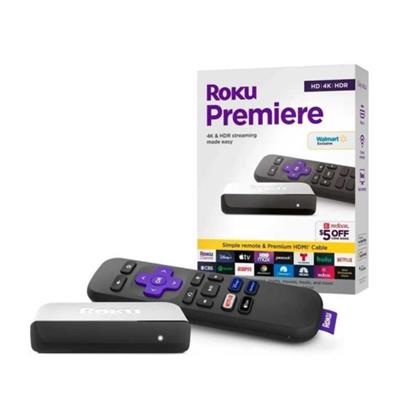 ROKU PREMIERE HD 4K HDR (SIN TRANSFO Y SIN PILAS)