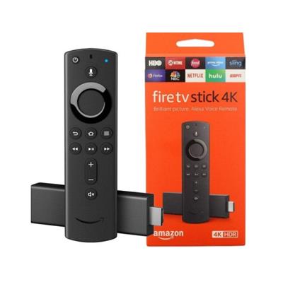 AMAZON FIRE TV STICK 4K-HDR c/CONTROL REMOTO (SIN PILAS SIN TRANSFO)