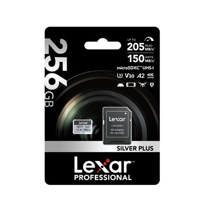 MEMORIA SD LEXAR 256GB 205MB/S SDXC V30 4K UHD