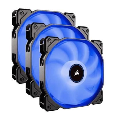 COOLER PARA GABINETE CORSAIR AF120 x 3 un LED 120X120X25MM 1 LED BLUE 1400RPM
