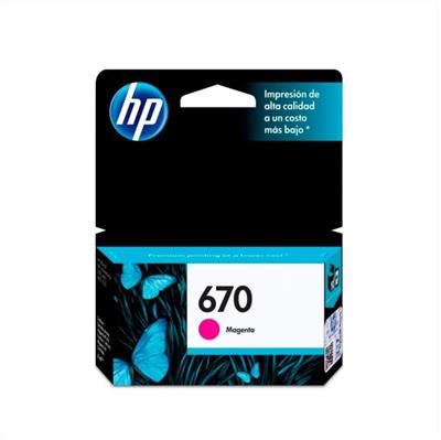 CARTUCHO HP 670 MAGENTA