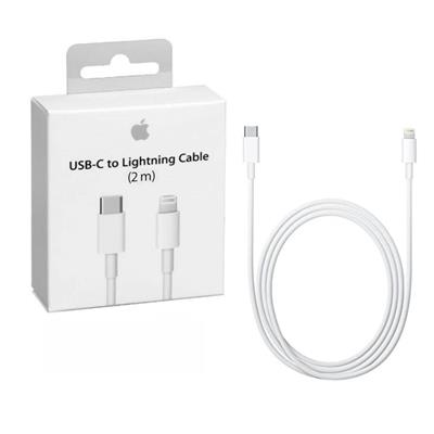 CABLE CARGADOR APPLE IPHONE LIGHTNING A  USB-C 2 M