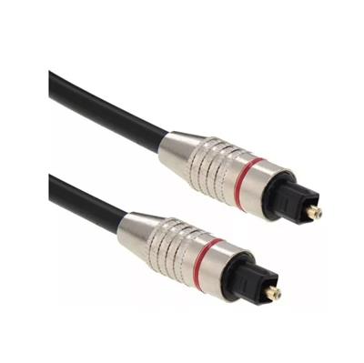 CABLE DE AUDIO DIGITAL OPTICO 1.5 MTRS TOSLINK PUNTA METAL